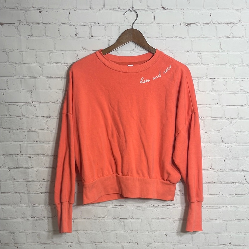 Coral Women's Crop Sweater